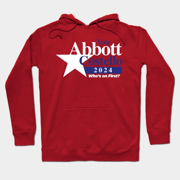 Abbott Costello 2024 Hoodie by MindsparkCreative